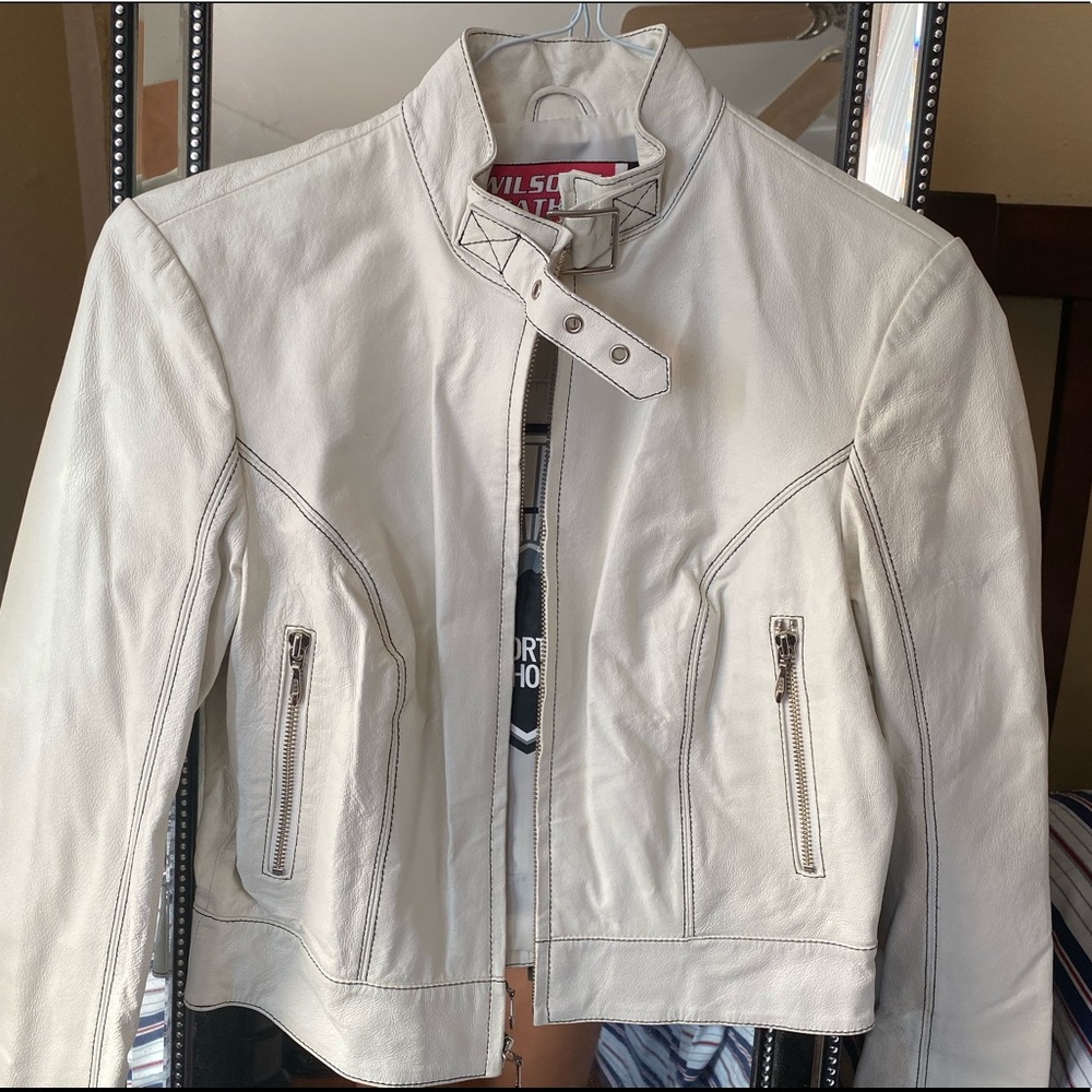 Wilson Leather White Faux leather